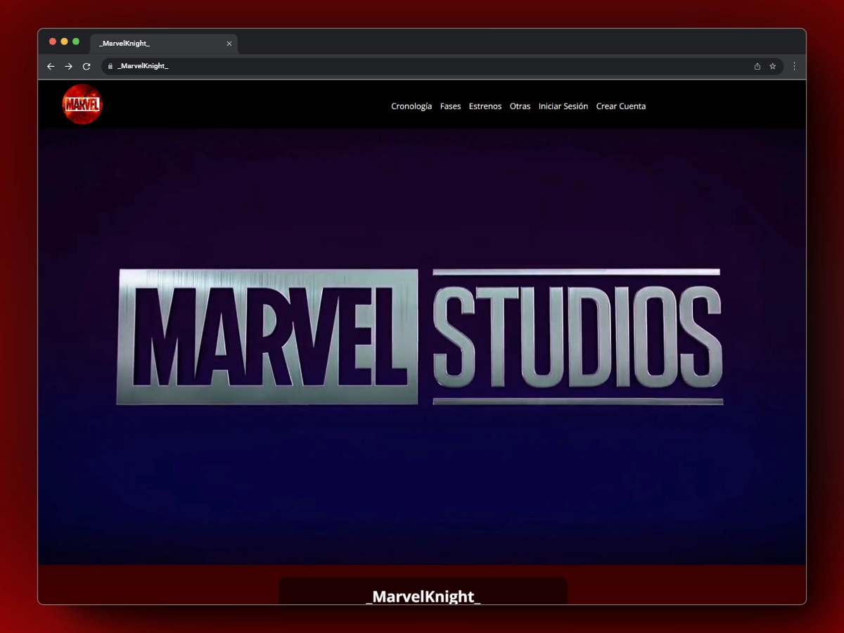 Foto de la página _MarvelKnight_